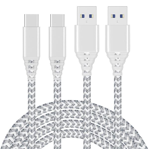 10FT 2Pack Long USB C Cable Charger Cord for LG K5...