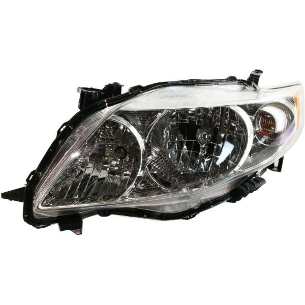 ZPKUNZV Headlight Left with Chrome Housing 09-10 B...