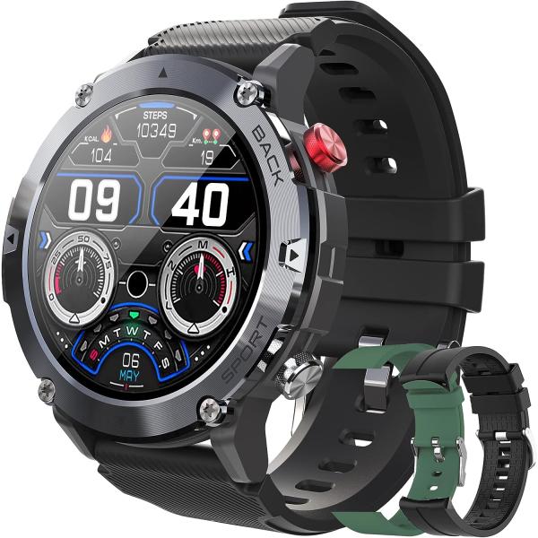 Asaile Military Smart Watch for Men(Call Receive/D...