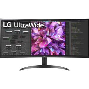 LG 34WQ60C-B.AUS 34inch Curved UltraWide  QHD IPS HDR 10 Monitor with Dual Controller & OnScreen Control  Black　並行輸入品