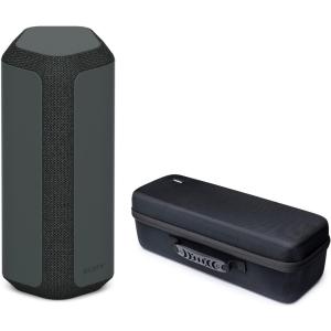 Sony SRS-XE300 X-Series Wireless Portable Bluetooth Speaker (Black) Bundle with Hard Travel Case Wireless Bluetooth Speaker (2 Items)　並行輸入品