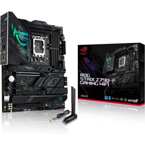 ASUS ROG Strix Z790-F Gaming WiFi 6E LGA 1700(Intel  13th&12th Gen) ATX Gaming Motherboard(16 + 1 Power Stages DDR5 Four M.2 Slots  PCIe  5.0 WiFi