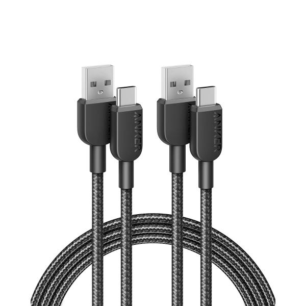 Anker USB C Charger Cable [2 Pack  6ft]  310 USB A...