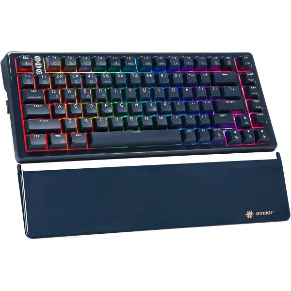 Hexgears E2 Three-Mode Mechanical Keyboard  RGB Ba...