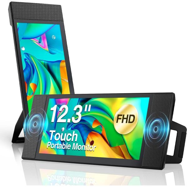 KEFEYA Portable Touchscreen Monitor - 12.3inch Gam...