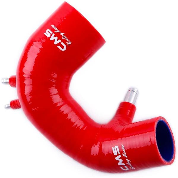 JOIUYOLJ Red 4 Layer Silicone Air Intake Hose for ...