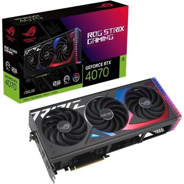 ASUS ROG Strix GeForce RTX  4070 ゲーミンググラフィックカード (P...