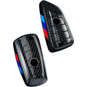 Carbon Fiber Car Key Case Cover Shell Fob for BMW ...