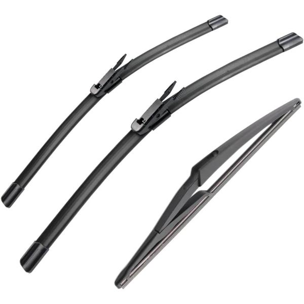 3 Wipers 26inch 15inch 12inch Front And Rear Repla...