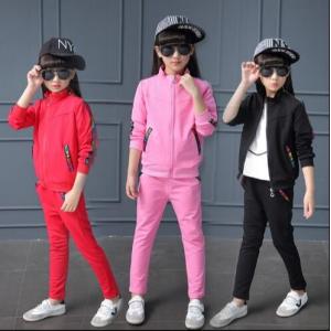 子供服 おしゃれ ジャージ ジュニア 女の子 上下セット スウェット 長袖 セットアップ キッズ ダンスウェア ステージ 衣装 スポーツウェア 部屋着カジュアル ウィルマート