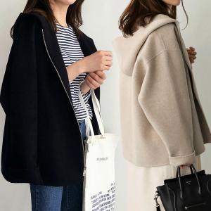 コート レディース 秋冬  ラシャコート ミディアム丈 マントコート フード付き オー バー  アウター 通勤 着痩せ オシャレ ゆったり カジュアル