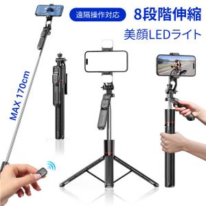 自撮り棒 10m 超ロング GoPro 用 アダプター付き GoPro対応 高所確認