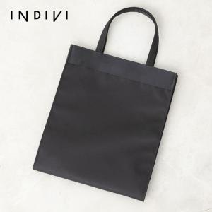 東京ソワール INDIVI 切り替えデザインの手提げバッグ サブバッグ