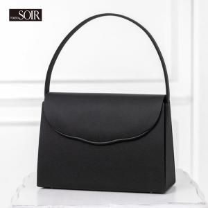 東京ソワール お受験 牛革 ハンドバッグ 鞄 レディース 本革 黒