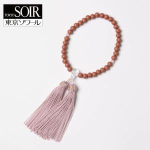 東京ソワール レディース ブラックフォーマル 念珠 数珠 ピンク  女性用 葬儀 お墓参り 5695611