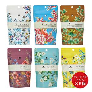 Mug&Pot 烏龍茶 台湾茶 飲み比べ セット 凍頂烏龍茶 東方美人茶 四季春茶 ジャスミン茶 プーアル茶 鉄観音茶 ティーバッグ 2g×6P×6種