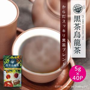 Tokyo Tea Trading 黒茶烏龍茶 お得用 ティーバッグ大 5g×40P お茶 中国茶 ...