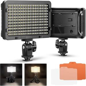 Neewer NW-LVL176/1Y LEDビデオライト 撮影ライト 176個LED球 デジタル一眼レフカメラに対応（※当製品にDCケーブル、バッテリーは含まれておりません）