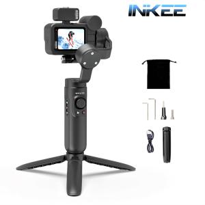 INKEE Falcon Plus GoPro 用3軸ジンバル ゴープロ GoPro10/9/8/7/6/5 OSMO ACTION、Insta 360、アクションカメラ専用スタビライザー