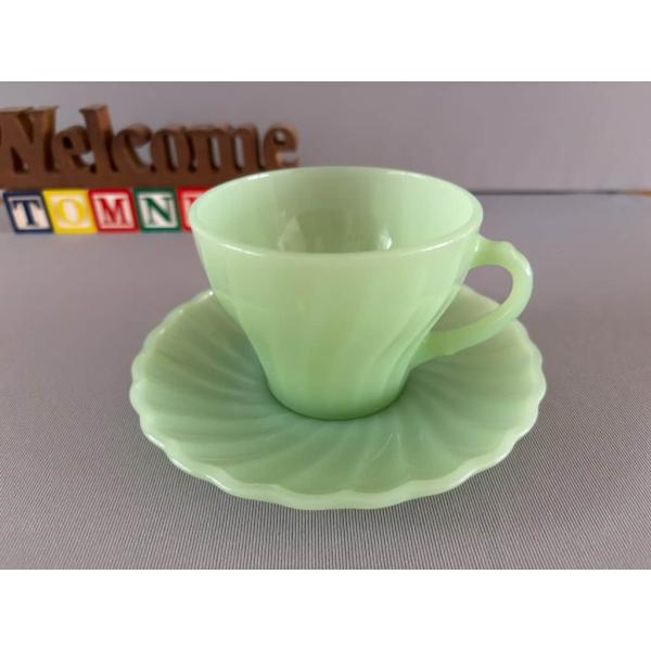 ファイヤーキング fire-king　ジェダイ　シェル　カップ＆ソーサー