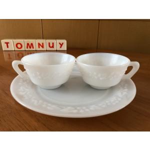 ヘーゼルアトラス ピンクリプル カップ＆ソーサー＆プレート セット