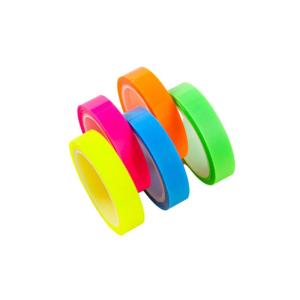 WIICOYK テープ式 蛍光5色 極細ふせん 半透明 フィルムふせん