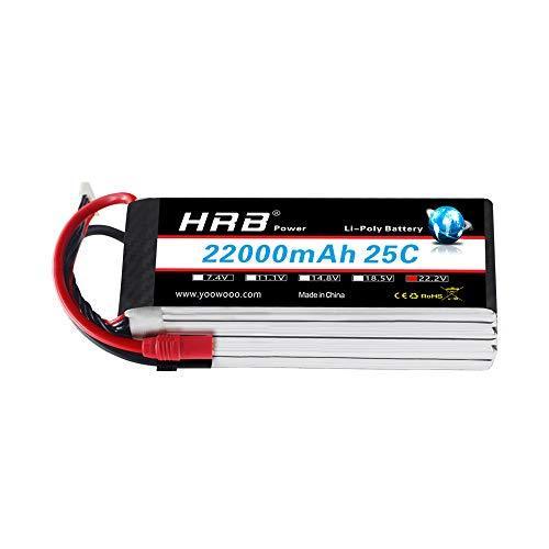 HRB Lipo バッテリーパック22.2V 6S 22000mAh 25C AS150 XT150...