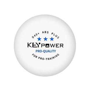 Homraku卓球ボール 練習用 試合用 ピンポン玉 ボール 専門三ツ星レベル 40mm プラスチック(ABS樹脂) 無地 (50個入り-白-PRO)