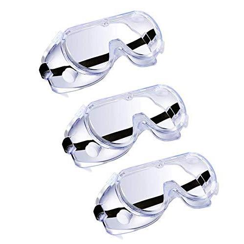 3個セット 保護メガネ 防塵ゴーグル 目完全隔離 曇り止め 作業用ゴーグル 安全ゴーグル 男女兼用