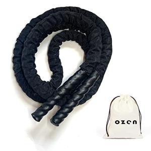 OZEN Fitness バトルロープ なわとび 男女兼用 高効率的な筋肉トレーニングと有酸素運動訓練製品