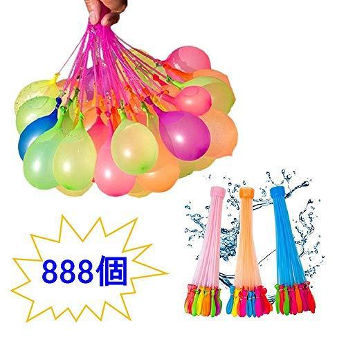 水風船 大量 888個（37個*24束）マジックバルーン 60秒で一気に作れる 水遊び玩具　夏祭り ...