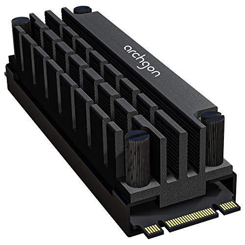 Archgon M.2 2280 PCIe NVMe SSD対応 専用放熱 アルミ合金製 ヒートシン...