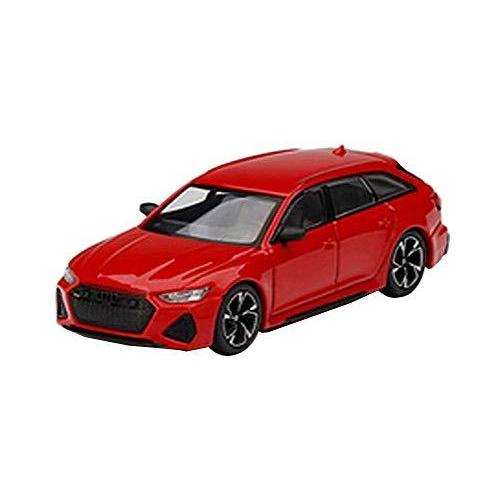 MINI GT 1/64 アウディ RS 6 アバント カーボンブラックエディション タンゴレッド ...