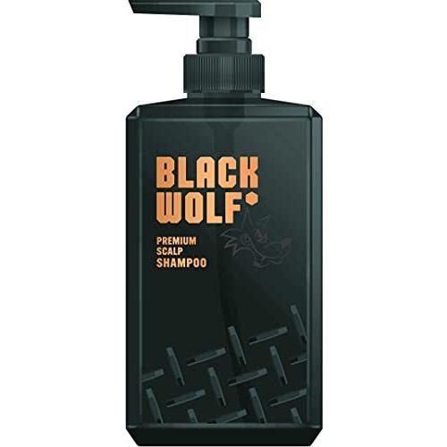 BLACK WOLF(ブラックウルフ) プレミアム スカルプシャンプー380mL 黒髪に根元からボリ...