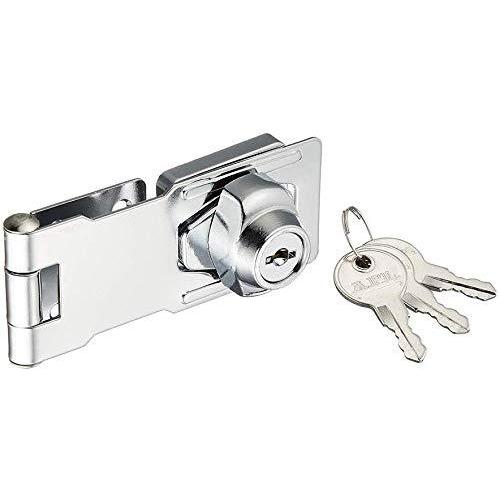 鍵つき掛金錠 鍵付き 掛金錠 2本キー 鍵は通用しません 3インチ 1個セット