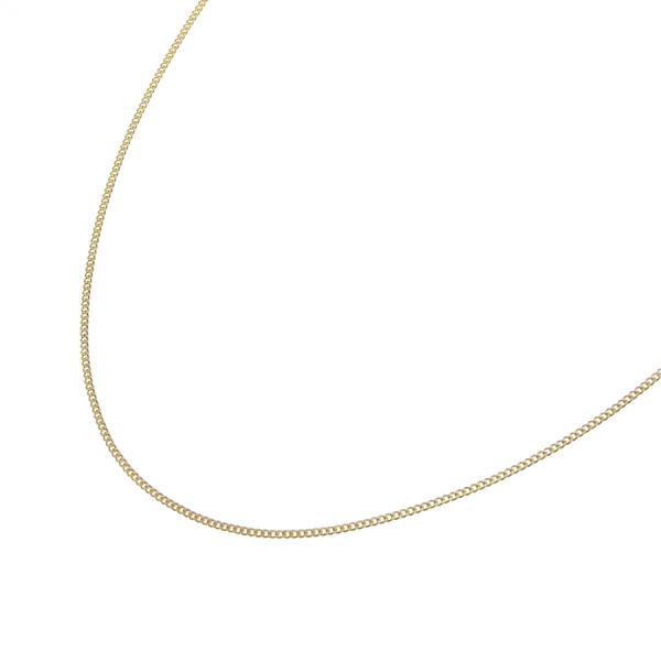喜平チェーンネックレス K18 18金 2面カット 0.24φ 幅0.8mm 長さ40cm 約1.2...