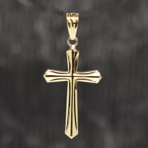 SALE☆K18 クロス ネックレス トップ 18K 刻印 18金 新品 未使用 ネックレス レディース クロス 18金 k18 イエローゴールドk18