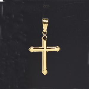 《アイボリータワー》ダイヤモンドクロス　K18YGペンダントトップ（LL） tomatosarada（トマトサラダ） K18 2ウェイ ダイヤモンドネックレス