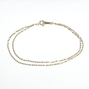 agete（アガット） ブレスレット ルビー ステーション K10YG BLJ