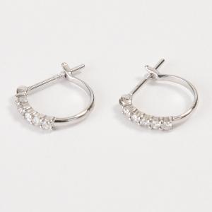 フープピアス あすつく 大特価 K18YG PG WG pt900 0.14ct ダイヤモンド