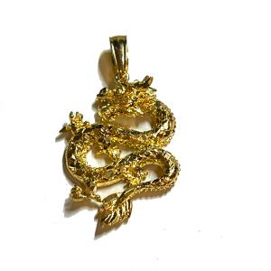 tomatosarada（トマトサラダ） K18 18金 オニキス 龍 ドラゴン