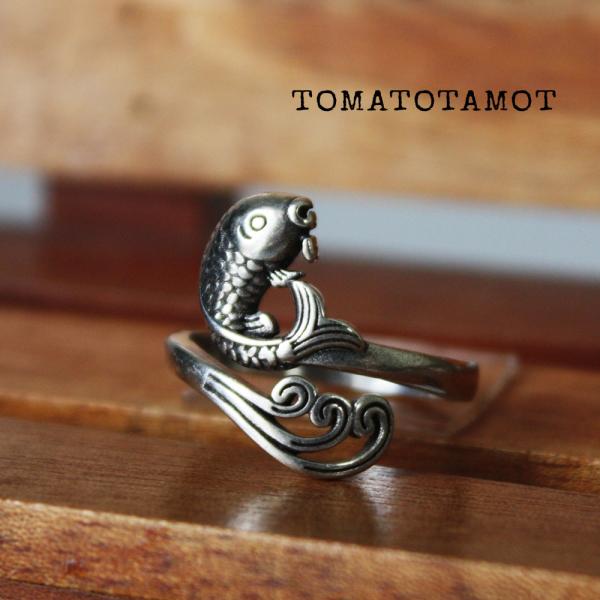 指輪 リング めでたい恋のリング 愛で鯛 タイ 魚 お祝い 正月 結婚式 大漁 メデタイ 鯉 コイ ...