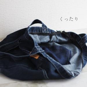 トートバッグ 超ビッグデニムトート 革タグ付き...の詳細画像5