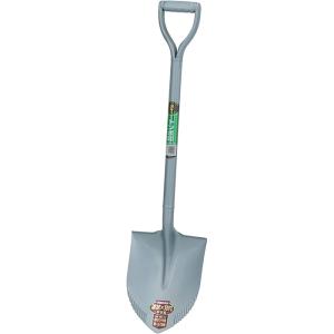 スコップ 日工 トンボ印 シルバーギザ刃 丸スコップ
