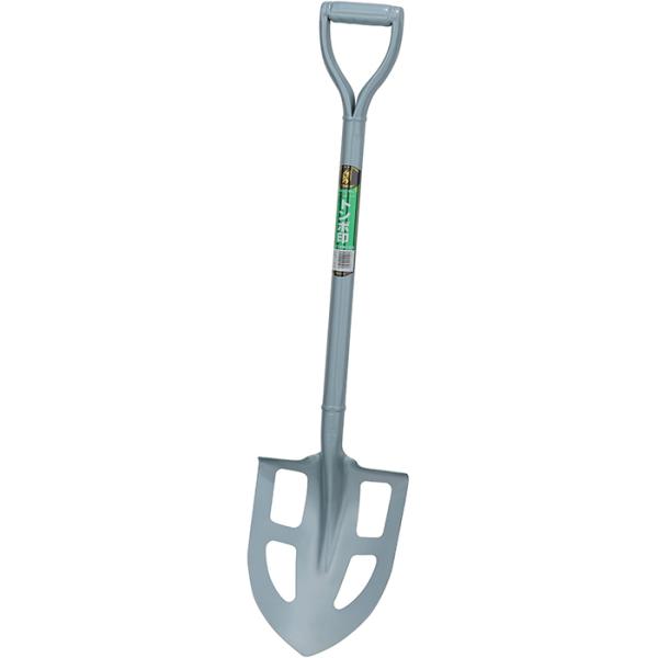 スコップ 日工 トンボ印 シルバー 穴明 丸スコップ 園芸 シャベル ショベル