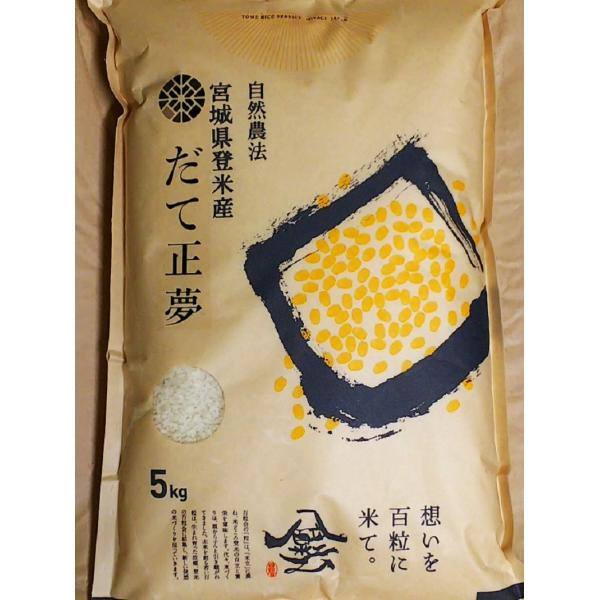 新米 令和7年産 登米産 だて正夢 白米 5kg 特別栽培米 農薬・化学肥料不使用栽培米 宮城県産 ...