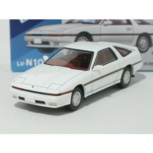 トヨタ スープラ 3.0 GTターボ（白）86年式 LV-N106e【トミーテック社1/64ミニカー...