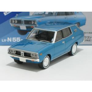 日産 スカイライン ワゴン 1800 スポーティGL（青）72年式 LV-N55b【トミーテック社1/64ミニカー】【トミカの時】｜トミカの時