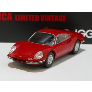 フェラーリディーノ246GT TypeM（赤）LV【トミーテック社1/64ミニカー】【トミカの時】