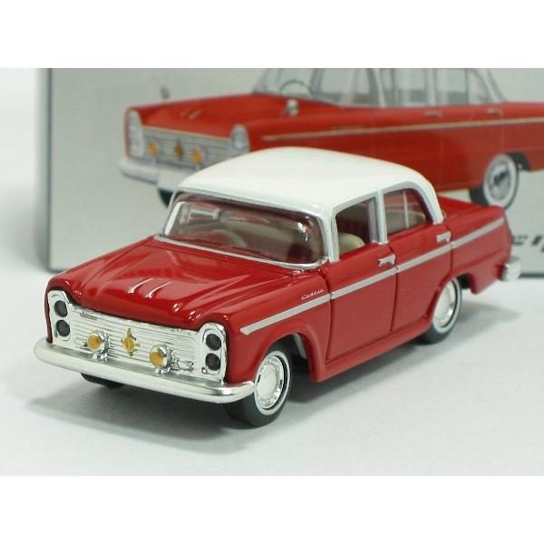 ニッサン セドリック（赤/白）（東宝名車座デラックスVol.4）セットの1品【トミーテック社1/64...